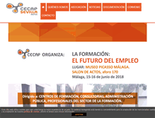 Tablet Screenshot of cecapsevilla.org